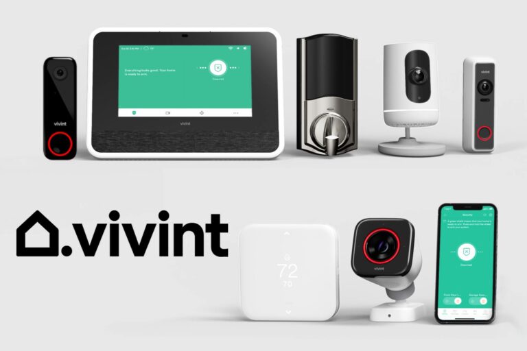 "Vivint Smart Home hub showing advanced security features"