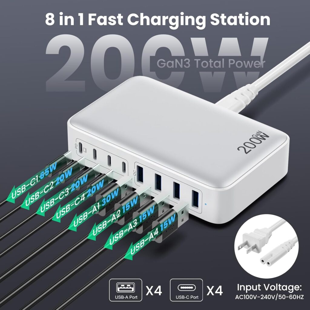 8 in one fast charging